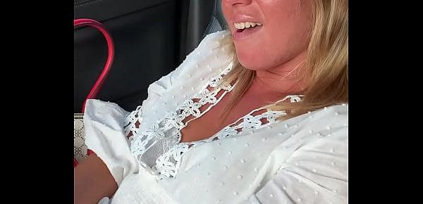  Amateur outdoor masturbation in car - travellng and fingering